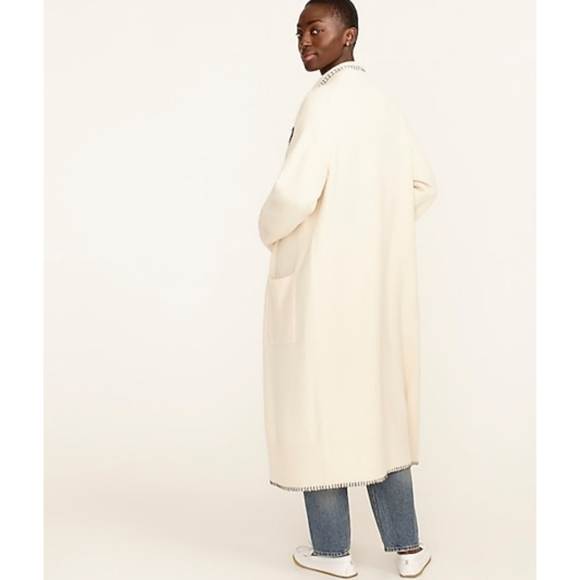 16. NWOT J.Crew Long sweater-coat - Picture 3 of 7
